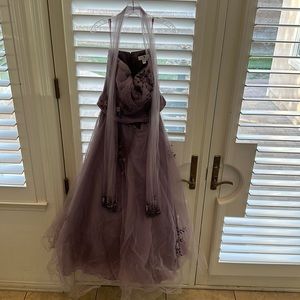 Women’s Size 10 Strapless Purple Gown